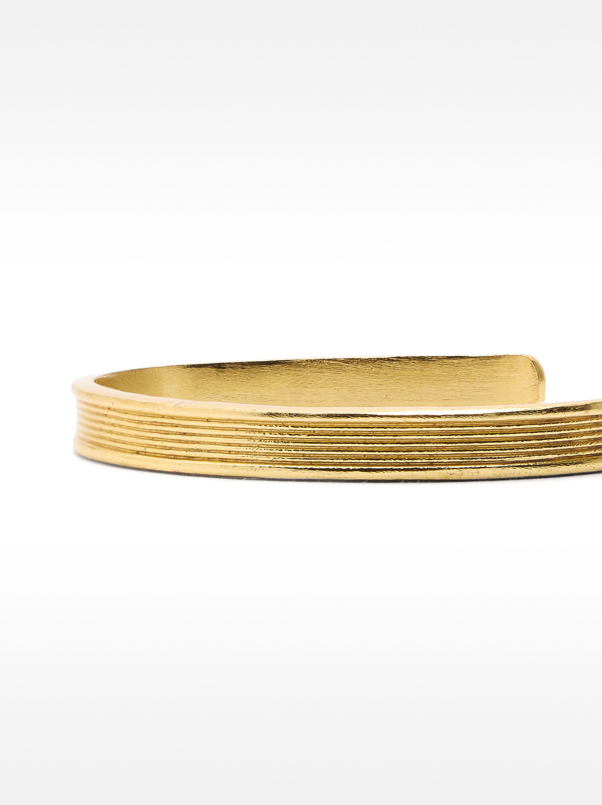 Pulsera Rígida Abierta Canalada