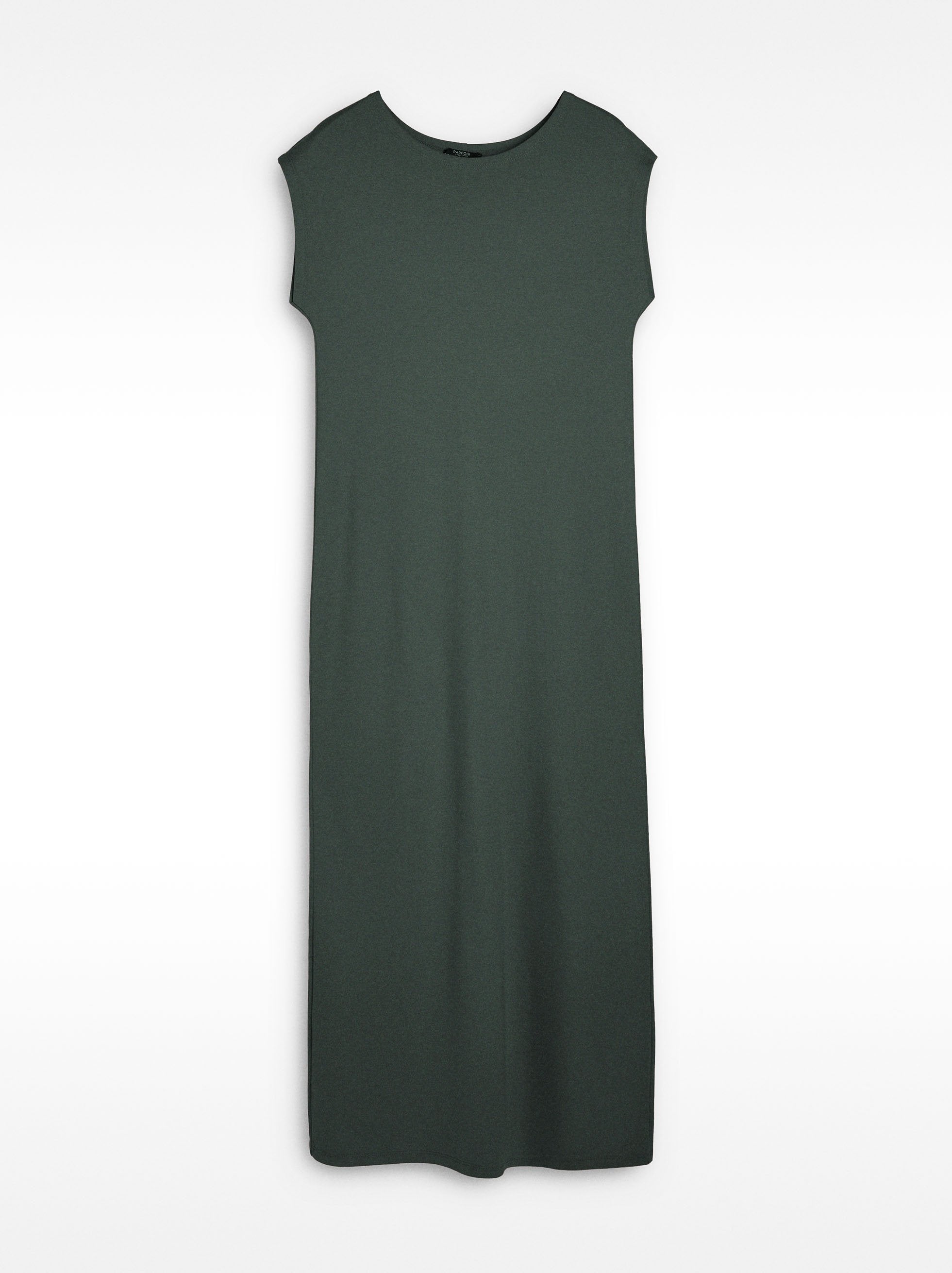 Vestido Midi Liso