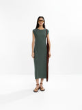 Vestido Midi Liso