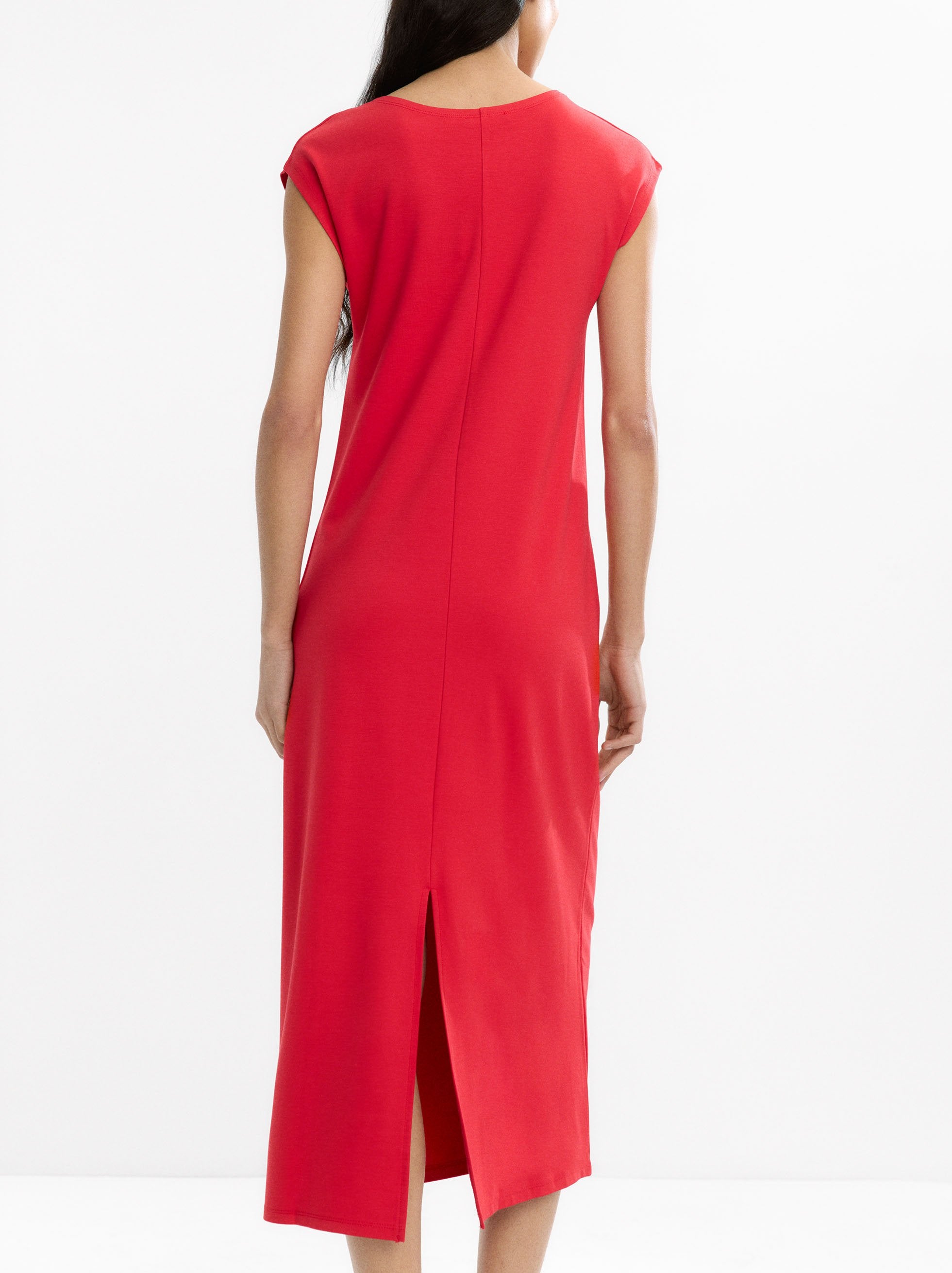 Vestido Midi Liso