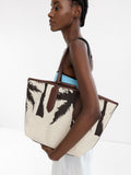 Bolso Shopper De Tejido Reversible