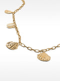 Collar De Eslabones Largos Con Concha