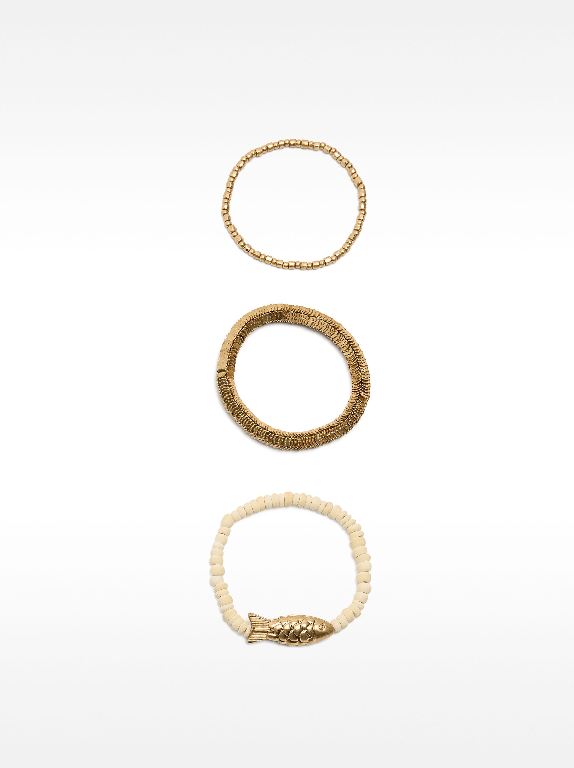 Set De Pulseras Elásticas Con Peces