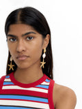 Pendientes Largos Con Conchas