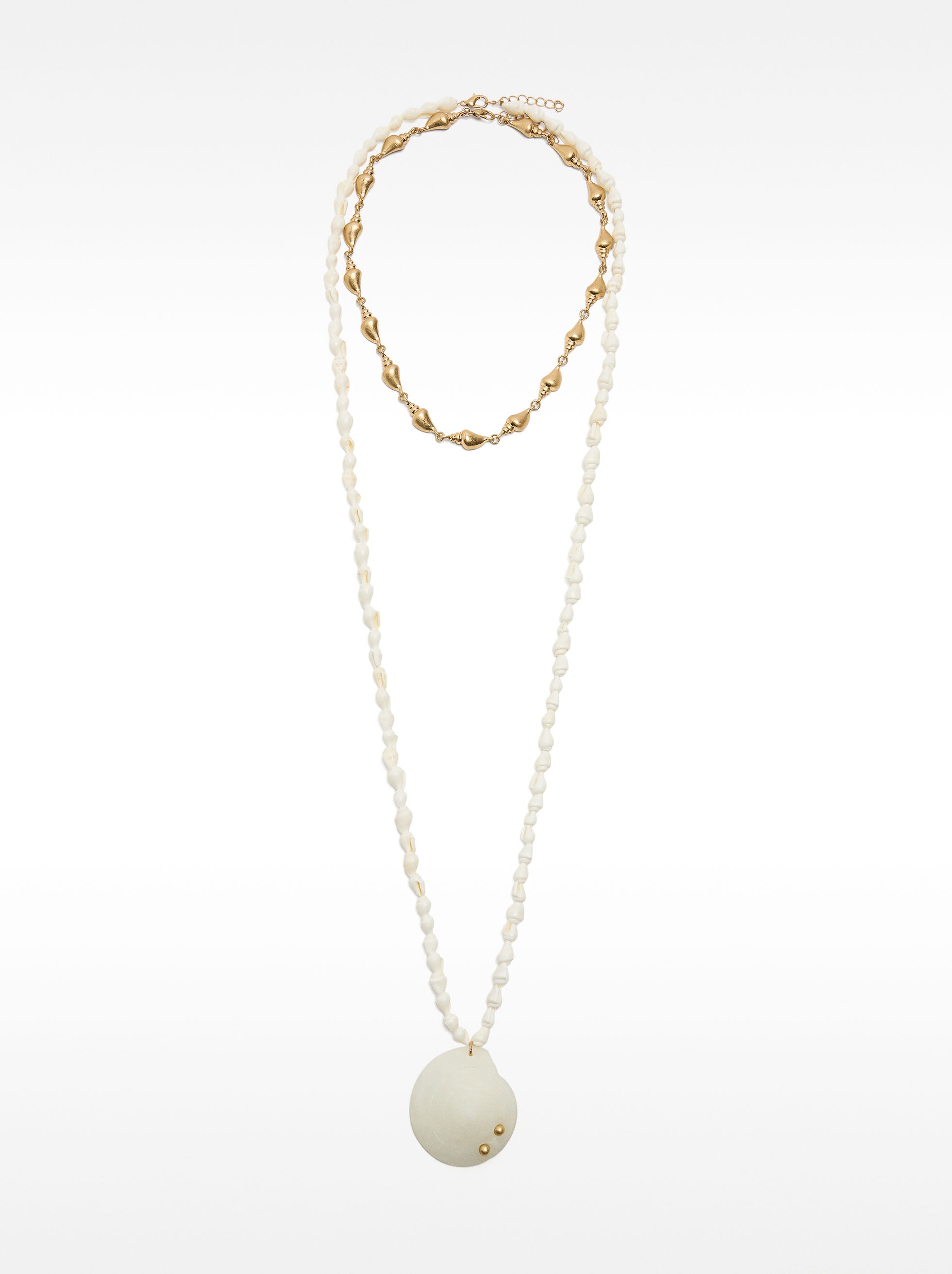 Set De Collares Con Conchas