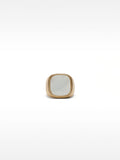 Anillo Cuadrado Con Concha