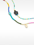 Set De Collares Multicolor Con Colgante De Tortuga