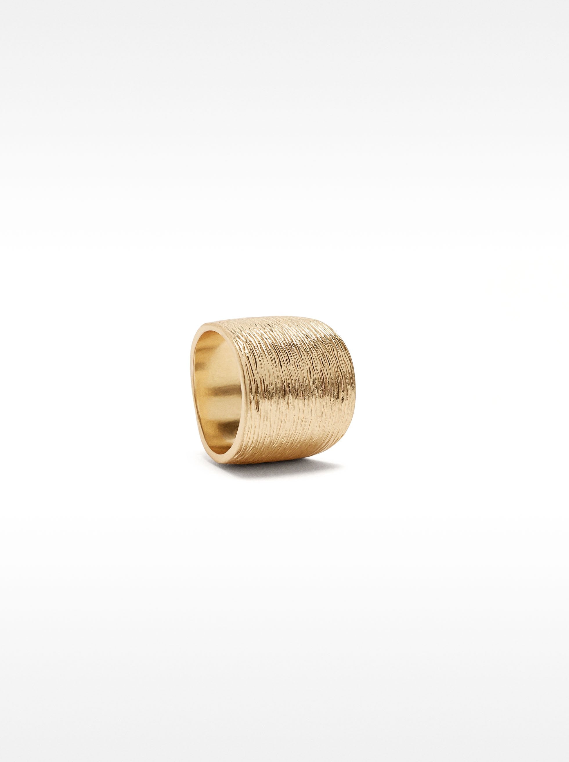 Anillo Ancho Texturizado