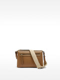 Bolso Bandolera Triple Con Textura