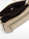 Bolso Bandolera Triple Con Textura