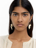 Pendientes Largos Con Conchas