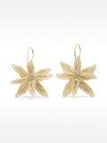 Pendientes Maxi Flores Com Abalorios
