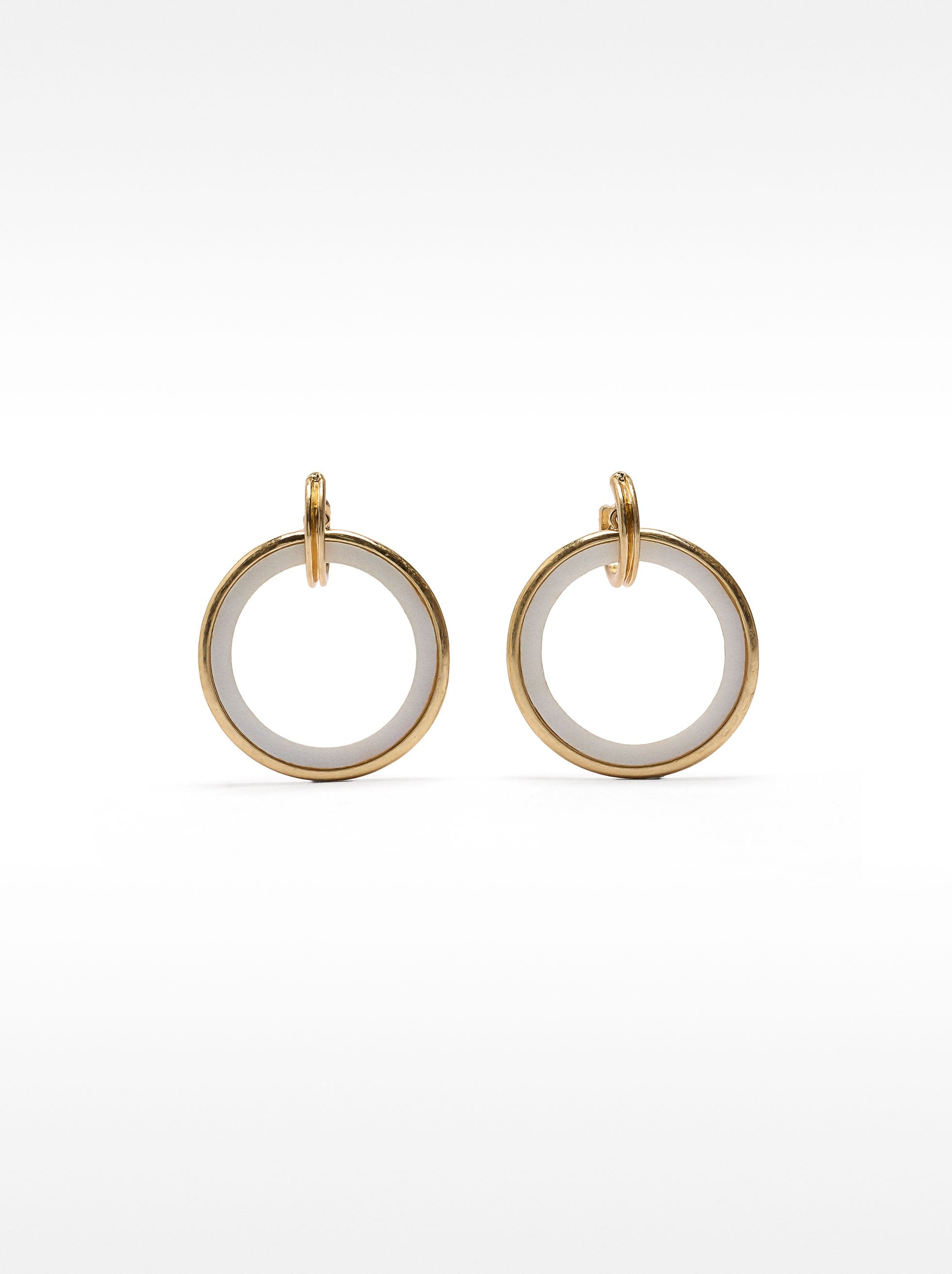 Pendientes De Aro Con Conchas