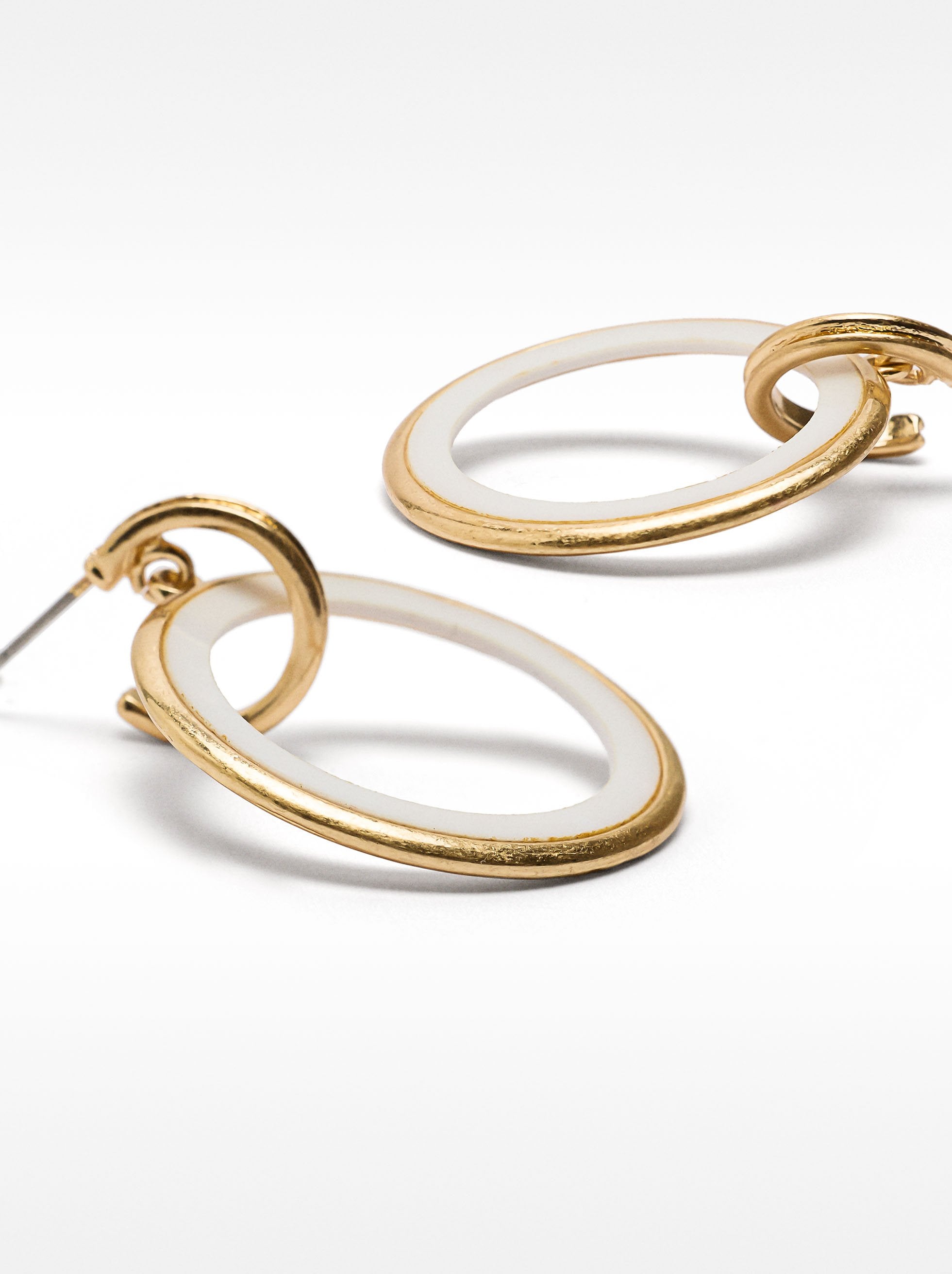 Pendientes De Aro Con Conchas