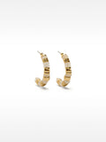 Aros Dorados Con Resina