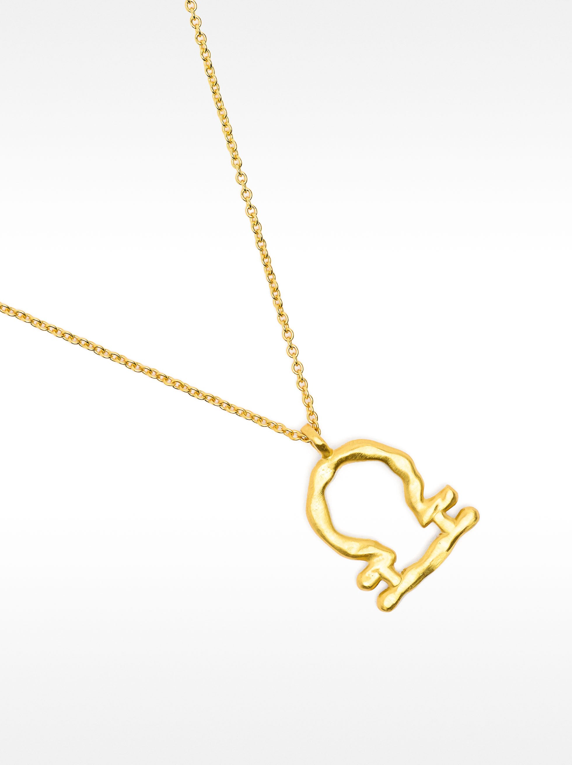 Collar Signo Libra Baño De Oro 18k