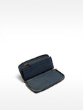 Cartera Con Textura Y Cierre De Cremallera
