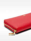 Cartera Con Textura Y Cierre De Cremallera