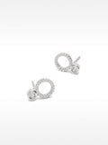 Pendientes De Aro Con Circonitas