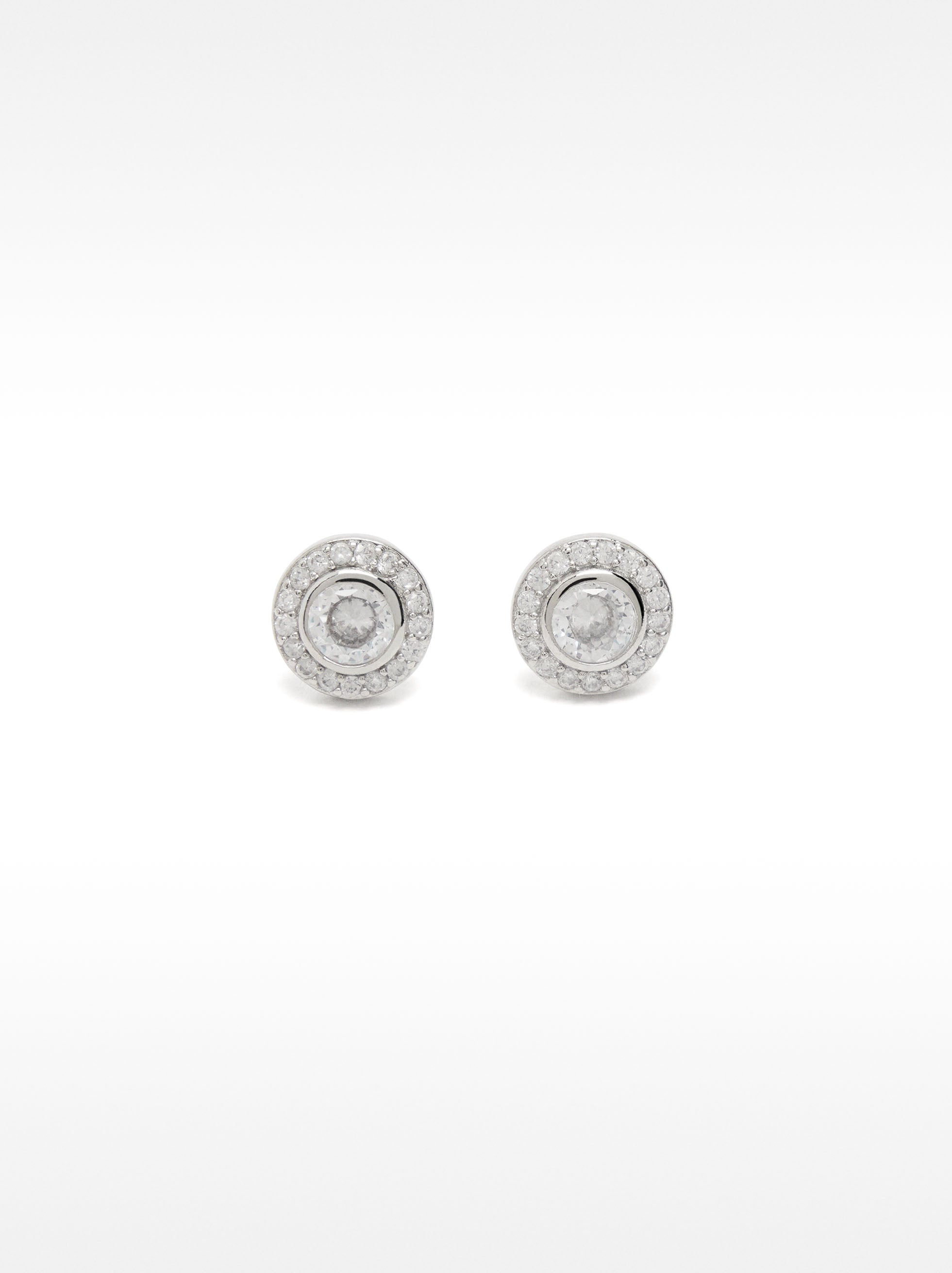 Pendientes Redondos Con Circonitas