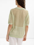 Camiseta De Algodón Cuello Polo 100%