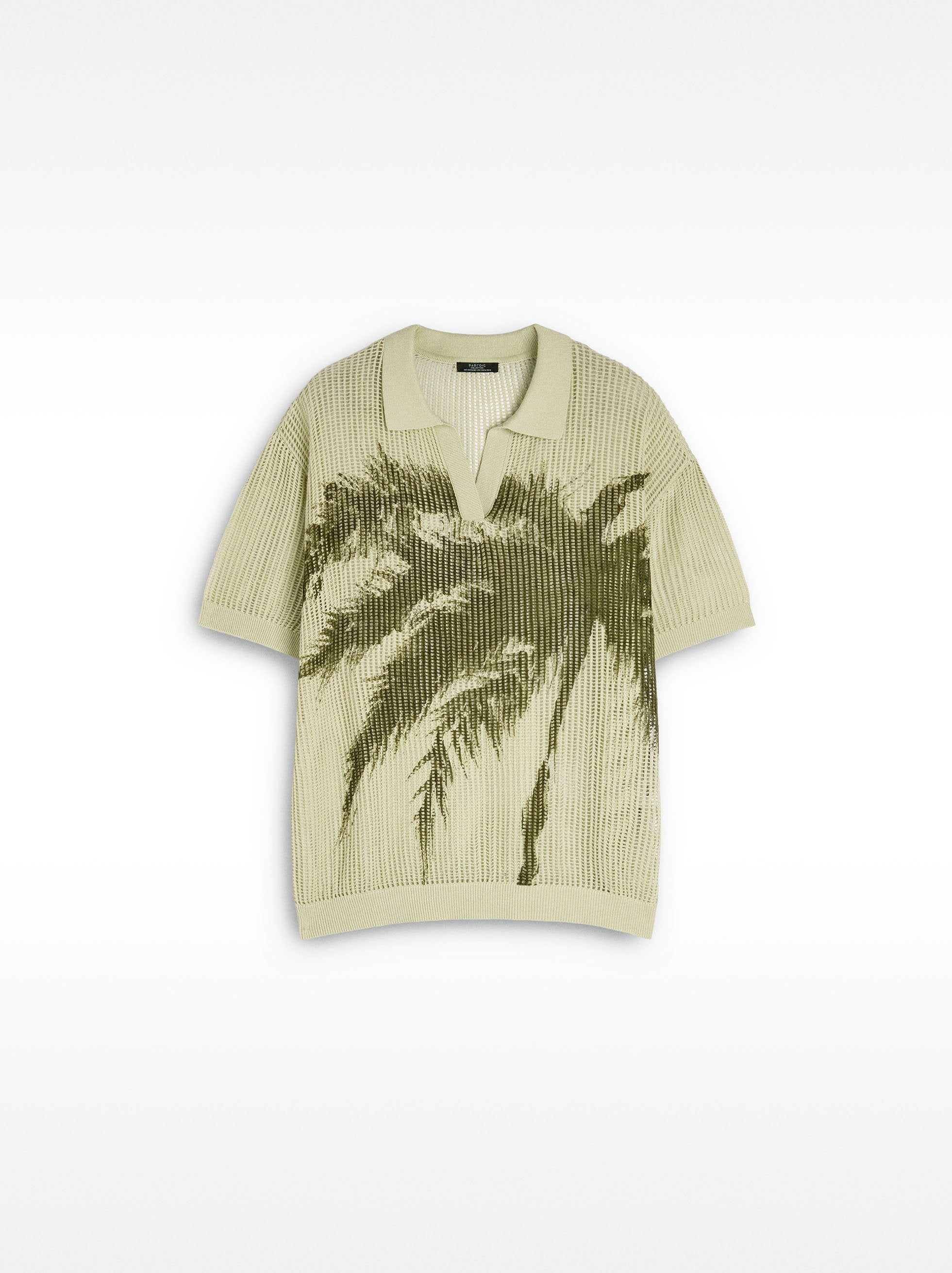 Camiseta De Algodón Cuello Polo 100%