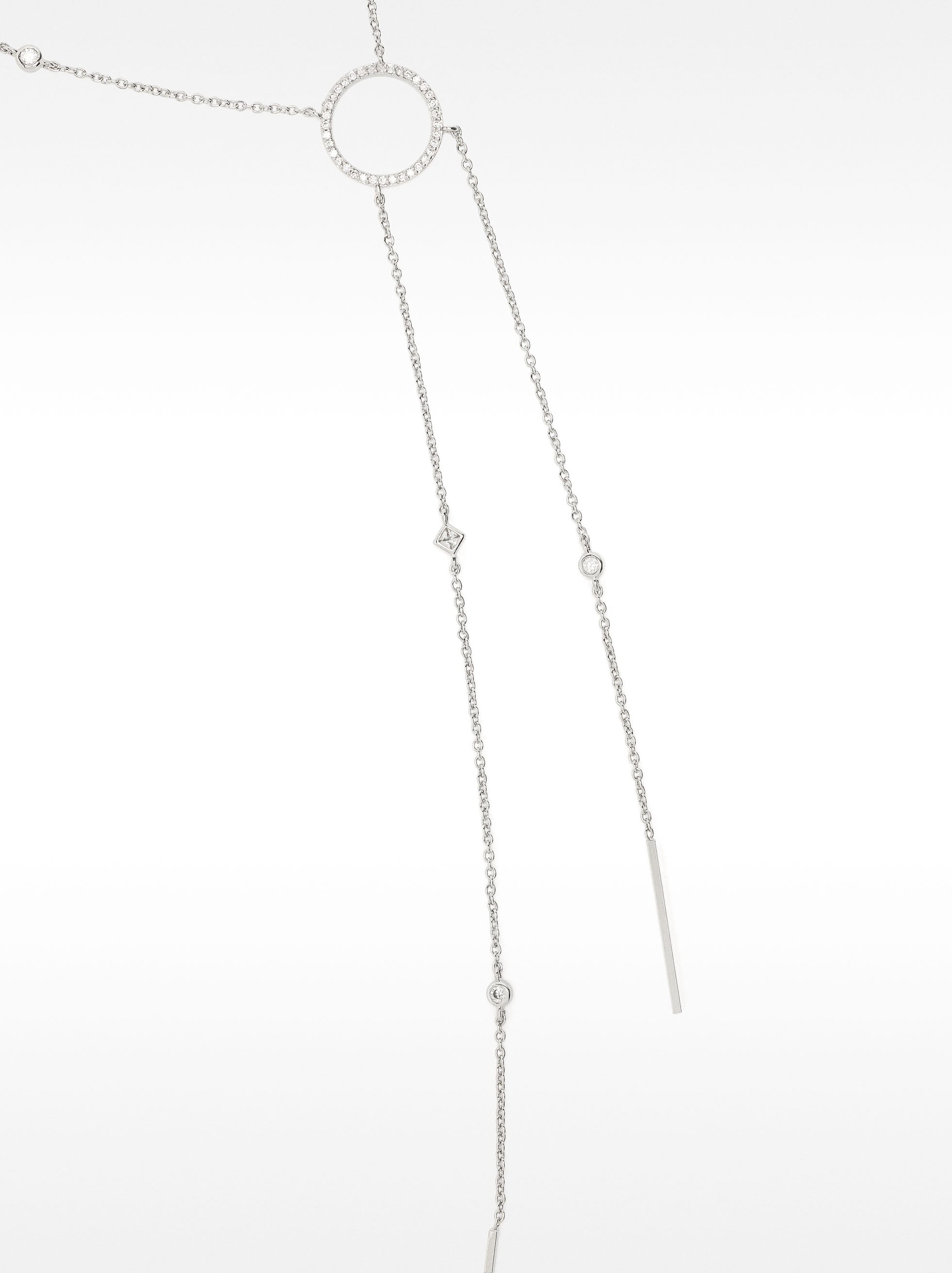 Collar De Aro Con Circonitas