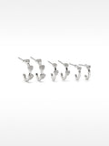 Set De Aros Con Circonitas