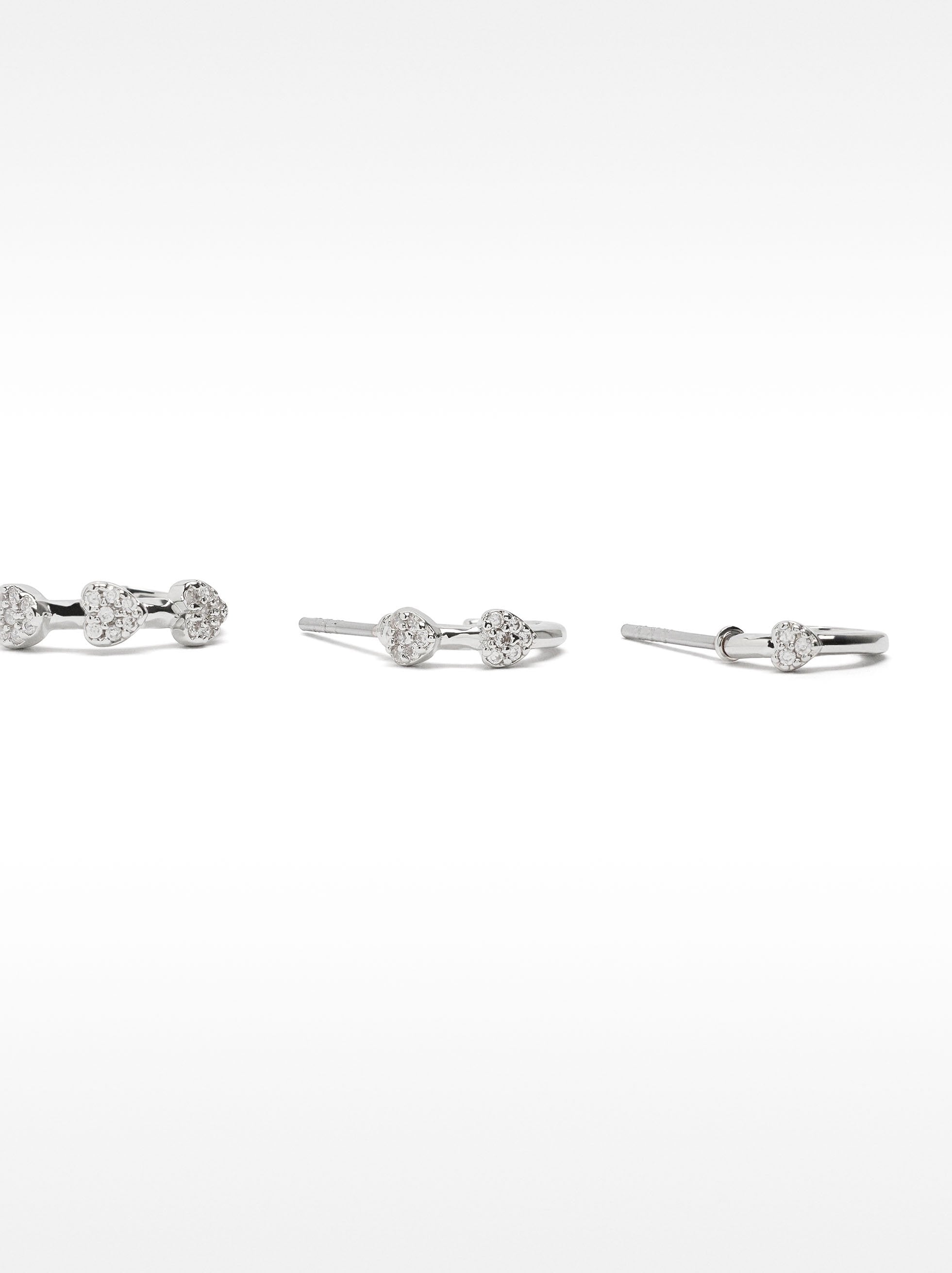 Set De Aros Con Circonitas