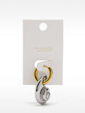 Aro Individual Bicolor Con Concha - Acero Inoxidable