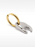 Aro Individual Bicolor Con Pinza De Cangrejo - Acero Inoxidable