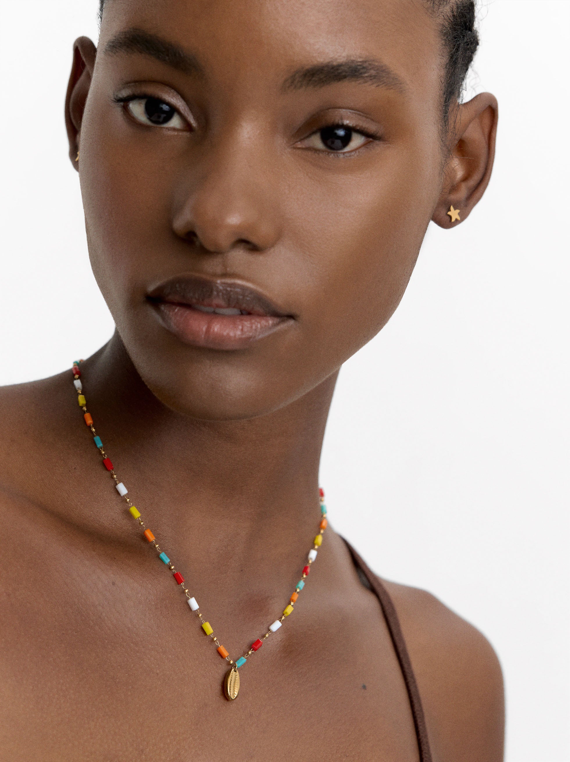 Set De Collar Con Pendientes De Estrella De Mar – Acero Inoxidable