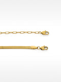 Set De Collares Con Piedras Y Charms - Acero Inoxidable