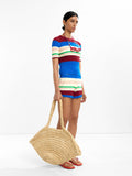 Jersey De Malla De Rayas Contraste