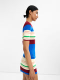 Jersey De Malla De Rayas Contraste