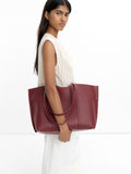 Bolso Shopper Perforado Con Bolso Extraíble