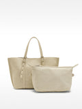 Bolso Shopper Perforado Con Bolso Extraíble