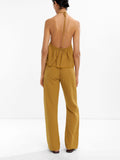 Pantalón A Rayas 100% Algodão