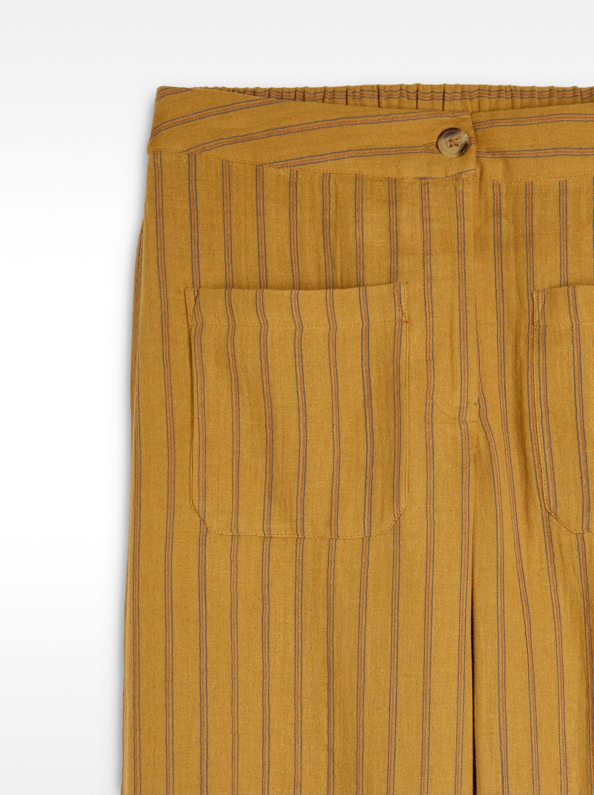 Pantalón A Rayas 100% Algodão