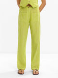 Pantalón A Rayas 100% Algodón