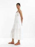 Vestido Largo Con Volantes
