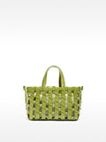 Bolso Tote Trenzado Con Nudos