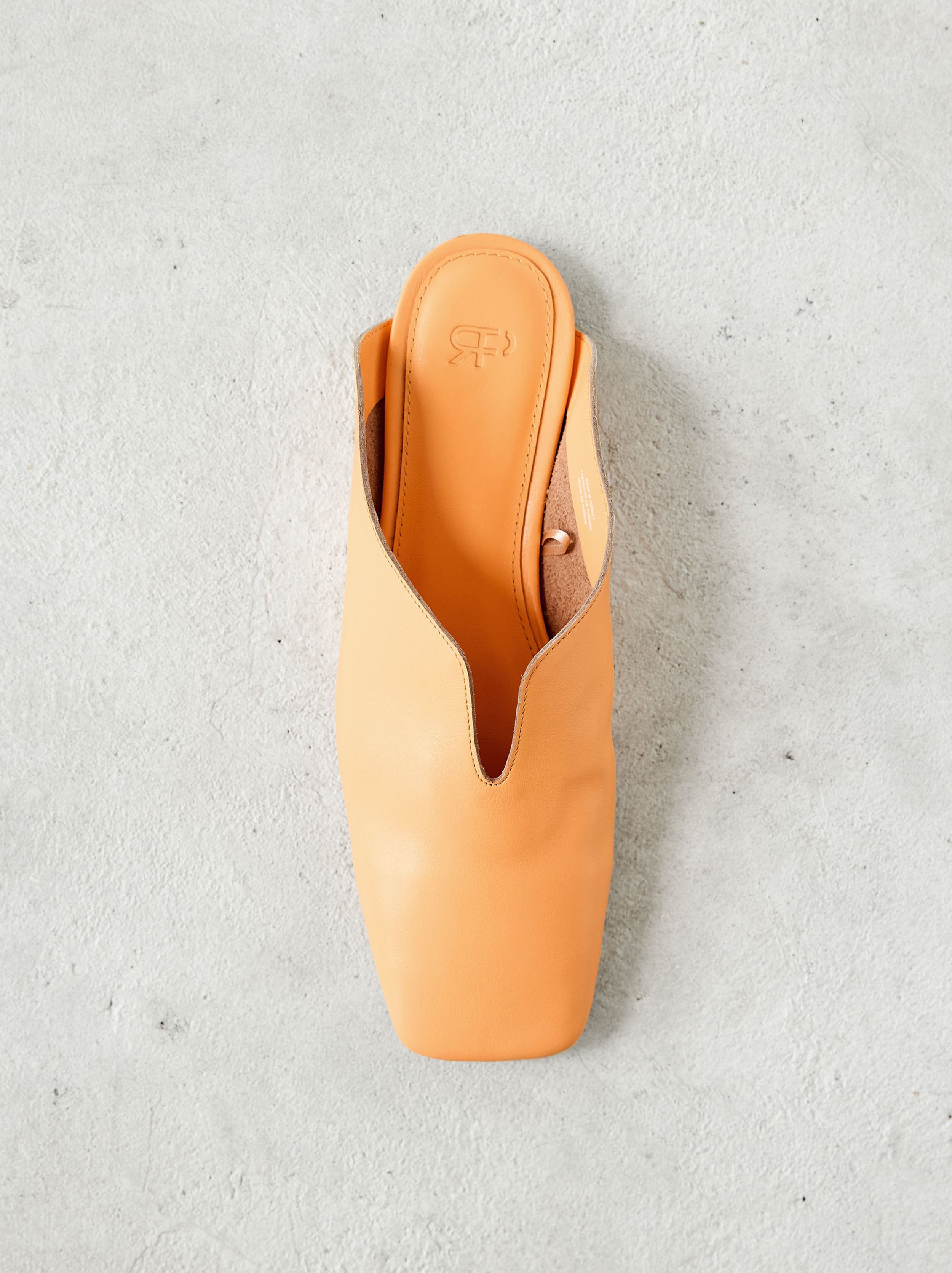 Zapatos Planos De Piel Destalonados