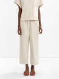 Pantalón De Cintura Elástica Y Cordón Ajustable