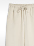Pantalón De Cintura Elástica Y Cordón Ajustable