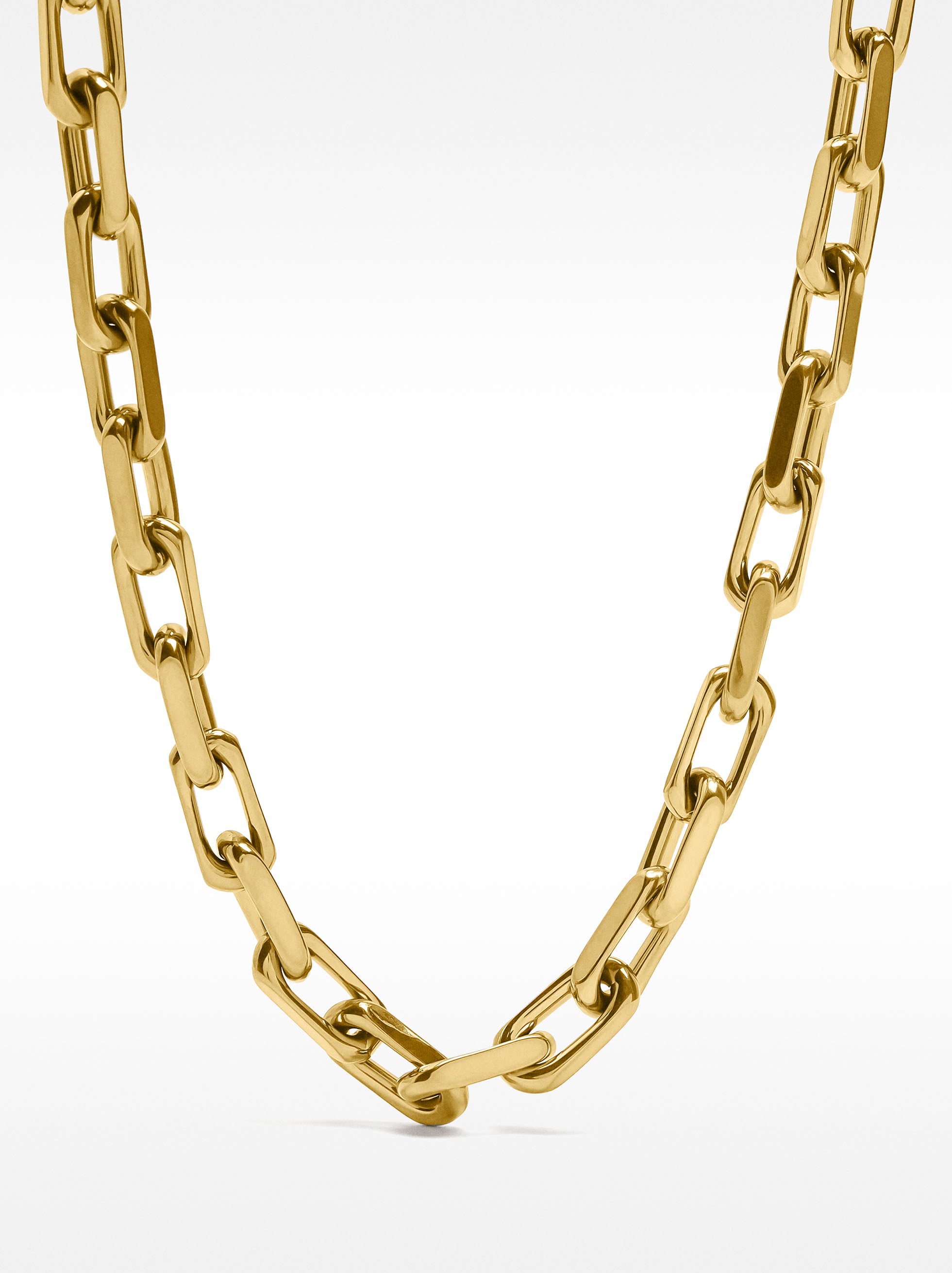 Collar Corto De Eslabones - Acero Inoxidable