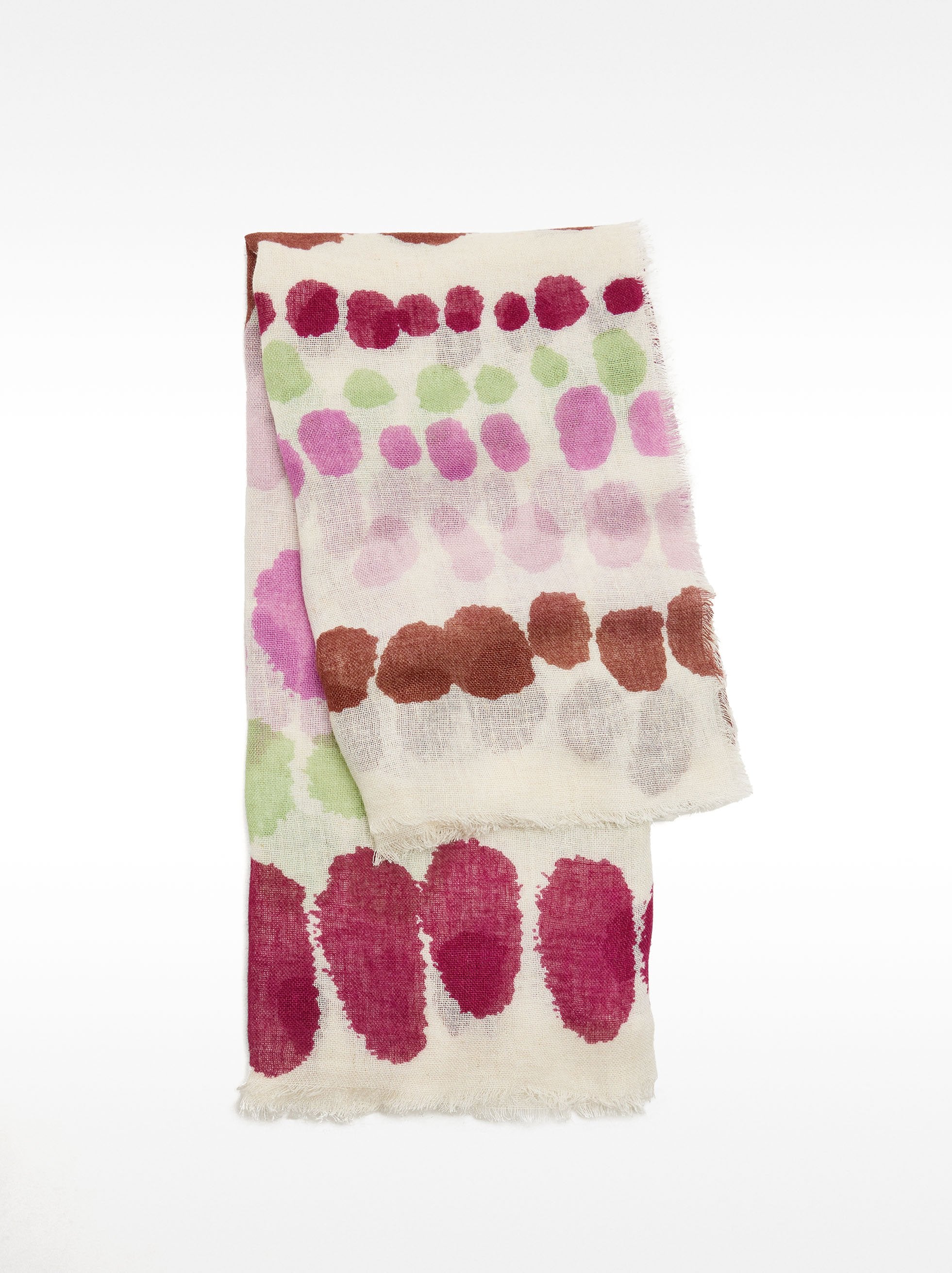 Pañuelo Estampado Con Lino