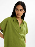 Camisa De Algodón Manga Corta