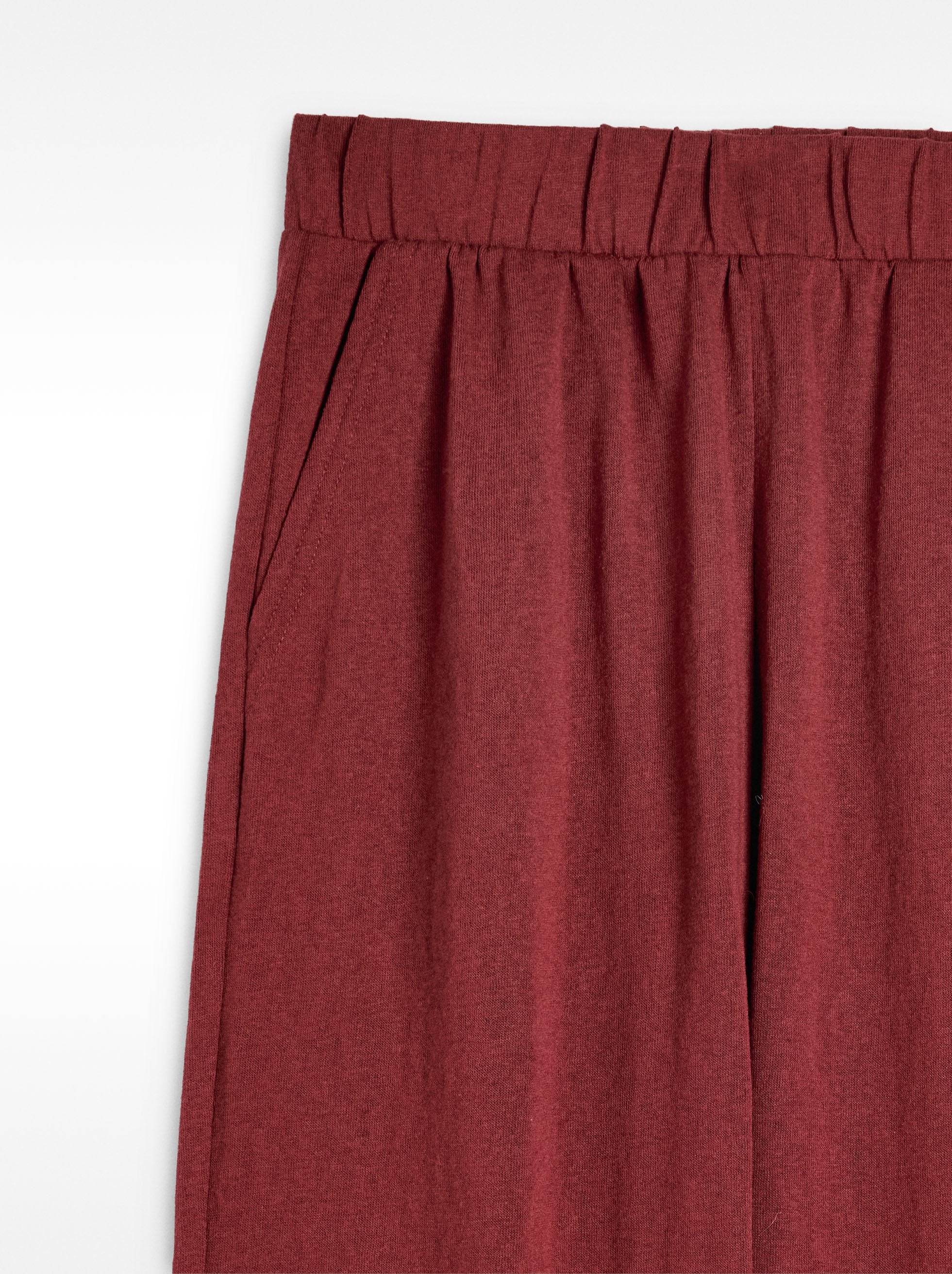 Pantalón De Algodón Con Cintura Elástica