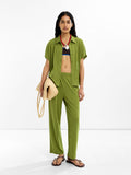 Pantalón De Algodón Con Cintura Elástica